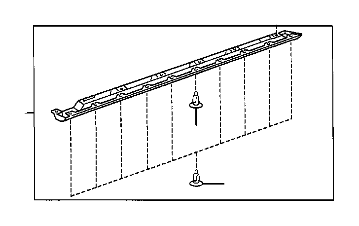 Lexus Rx 350 Ground Effects Kit Clip Rocker Panel